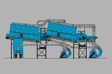 Separator Walair cu tambur in 3 cai